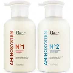 BAOR PROFESSIONAL - Shampoo Nutritivo 300ml + Acondicionador Baor Aminosystem 300ml