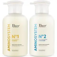 BAOR PROFESSIONAL - Shampoo Anticaspa 300ml + Acondicionador Baor Aminosystem