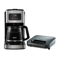 OSTER - Cafetera digital BVSTDC4403 +Sandwichera CKSTSM2885