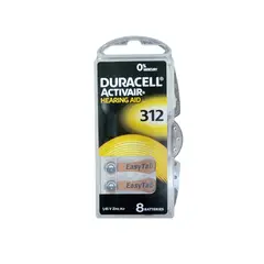 DURACELL - Pila para audífonos Hearing Aids 312 x 8 Unidades