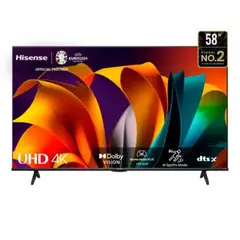 HISENSE - TV LED 58 UHD 4K Smart TV 58A6N 2024