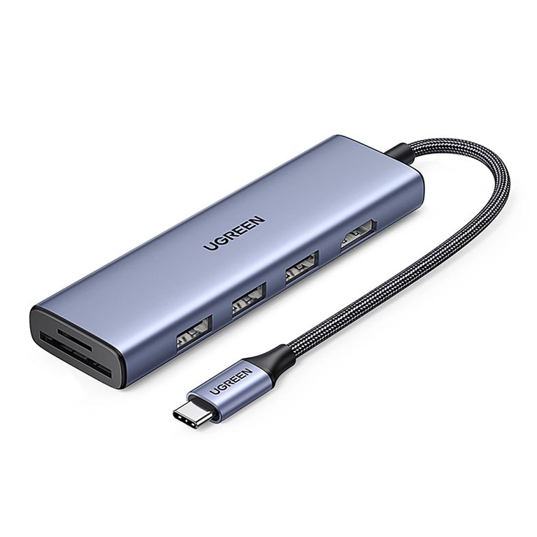 Hub USB-C 6 en 1 4K HDMI USB-C SD CM511 - 20956A