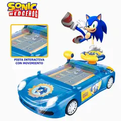 SONIC - Carro Auto de Carrera Consola con Luces y Sonido