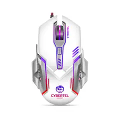 CYBERTEL - Mouse Gamer RGB Exxpert 6 Botones DPI 3200