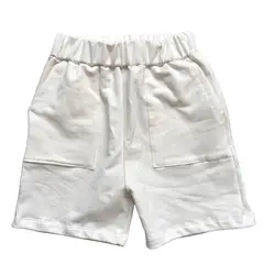 RED CARROT - Short french terry crema