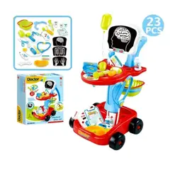 GENERICO - Set de Juego de Doctor de 23 Pcs Rojo