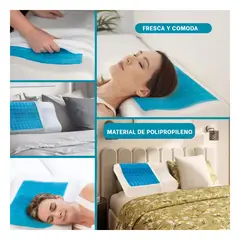 RYBIU IMPORT - Cojin de Relajacion Cervical Blanco Y+Envoltorio de Regalo.