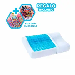GENERICO - Almohadin con Gel para la Ansiedad Celeste Y+Ligas de Regalo