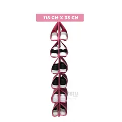 RYBIU IMPORT - Organizador de Ropero en Color Rosado Y+Regalo Stickers