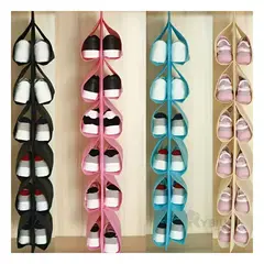 GENERICO - Zapatera Minimalista en Color Rosado Y+Papel de Regalo