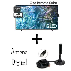 SAMSUNG - Televisor 50 Pulgadas QLED UHD 4K TizenOS QN50Q60DAG + Antena Digital (2024)