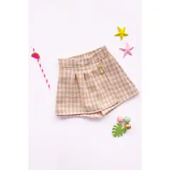 KIDS MASHMELO - Falda Short Chanel con Tableros para Niña - Kids Mahmelo