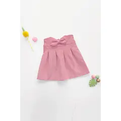 KIDS MASHMELO - Falda de Corduroy con Lazo para Niña - Kids Mahmelo