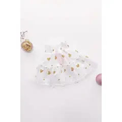 KIDS MASHMELO - Falda en Tull de Corazones para Niñas -Kids Mashmelo