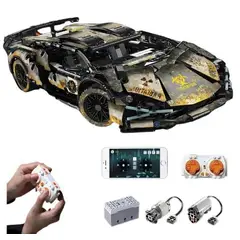 GENERICO - Carro Deportivo de Bloques - Control Remoto y App