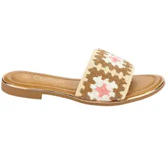 CHALADA - Sandalia Mujer Beige Casual Lila-15