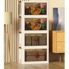 GENERICO - Gabinete de Almacenamiento Caja Organizadora De 4 Niveles