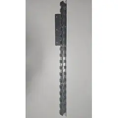 GENERICO - RIEL PARA CORTINA INDUSTRIAL CON 6 CLIPS DE 20 CM