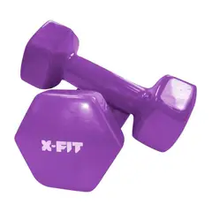 XFIT - MANCUERNAS PLASTIFICADAS 2KG