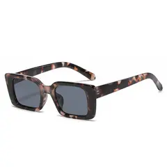 LA TIENDA 88 JOYAS Y ACCESORIOS - La Tienda 88 - Lentes de Sol Rectangular Retro - Leopardo