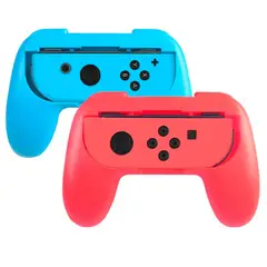 VARIOS - Grips Para Joy Con Nintendo Switch Adaptador 1 Par rojo y azul