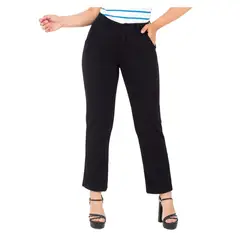 GENERICO - Pantalón Recto Botón Isabella Mujer