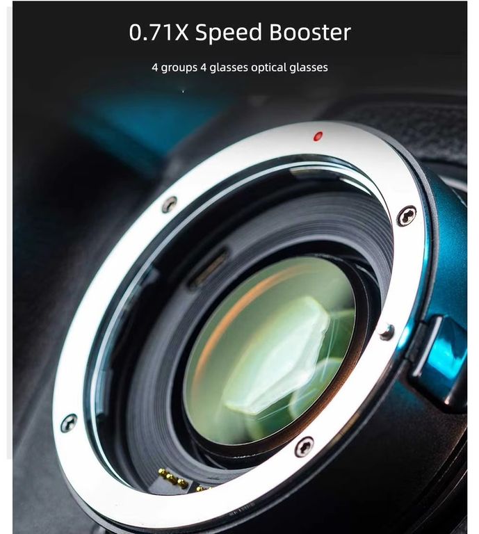 Adaptador Viltrox EF- EOS R3 x071 speed booster