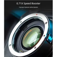 GENERICO - Adaptador Viltrox EF- EOS R3 x071 speed booster