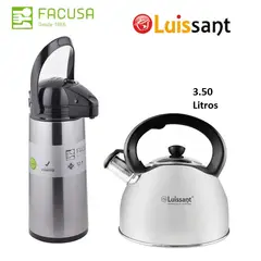 FACUSA - Combo Termo Sifón 1.9 Lts. yTetera 3.5 Lts Luissant