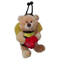 GENERICO - Peluche Electronico Oso Disfraz Abeja 34cm