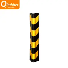 QRUBBER - Protector De Columna Alta Resistencia Negro Amarillo -