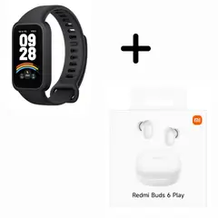 XIAOMI - Smart Band 9 Active + Audifono Buds 6 Play - Blanco
