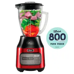 OSTER - Licuadora Oster® reversible 3 velocidades BLSTPEG CRT RED