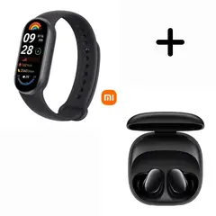 XIAOMI - Xiaommi Smart Band 9 Negro + Audifono Buds 6 Play - Negro