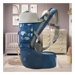 GENERICO - Morral Tierno de Ballenita Azul Y+Banderitas Adhesivas