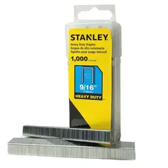 STANLEY - Grapas Uso Pesado 9/16" x 1000 unidades Corona Angosta