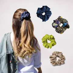 SENSA SILK - Scrunchies de seda tamaño regular no marca ni quiebra el cabello