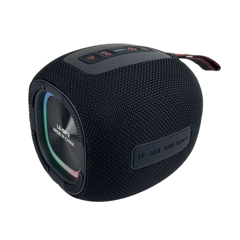 Parlante Bluetooth 10W Bass Sonido de Calidad LD-S812 Negro