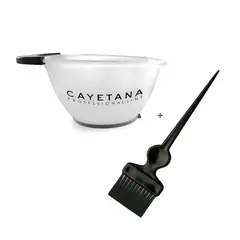 CAYETANA - Bowl Blanco y Brocha de Tinturacion TERMIX