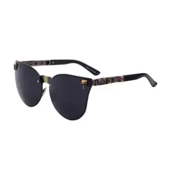 LA TIENDA 88 JOYAS Y ACCESORIOS - La Tienda 88 - Lentes De Sol Unisex Gótico Cromado - Negro
