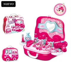 GENERICO - Juguete Set de Belleza Lonchera con Rueda 2 en 1 008-917A