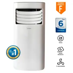 MIDEA - Aire Acondicionado Portátil MPPH-09CRN1-NB4 Blanco