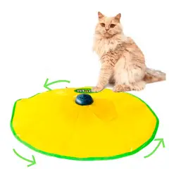 VARIOS - Juguete Gatos Atrapa Debajo Alfombra Rotativo Amarillo marb