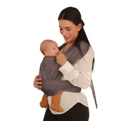 LA SONAJA - FULAR PRE ARMADO BEBÉ GRIS