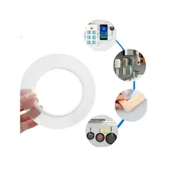 GRETAIL - Cinta Doble Contacto De 3mt Autoadhesiva Transparente