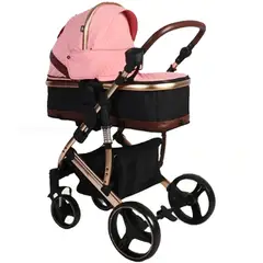 STOKKER BABY - Coche Moises de Lujo «ARCHIE» Rosado