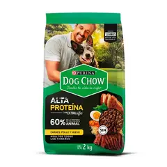 DOG CHOW - ALTA PROTEINA ADULTO 2 KG