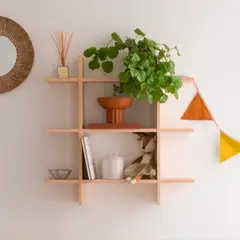 TU MESITA - Estante de pared Gin Color Duna 70 cm