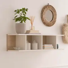 TU MESITA - Estante de Pared Tae Color BlancoDuna