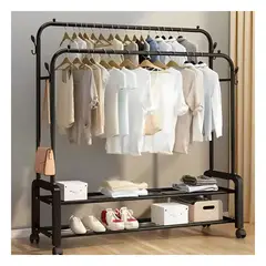 RYBIU IMPORT - Soporte para Casa con Ruedas en Negro Y+Banderitas Adhesivas